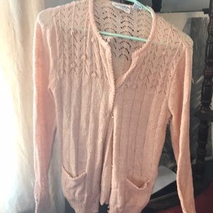 Embroidered nylon sweater